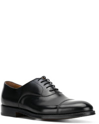 schwarze Schuhe aus Leder von Doucal's