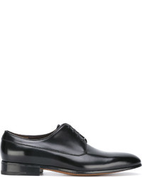 schwarze Schuhe aus Leder von Salvatore Ferragamo