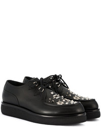 schwarze Schuhe aus Leder von Valentino