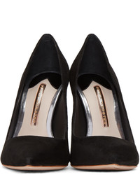 schwarze Schuhe aus Wildleder von Sophia Webster