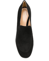 schwarze Schuhe aus Wildleder von Gianvito Rossi