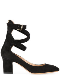 schwarze Schuhe aus Wildleder von Valentino