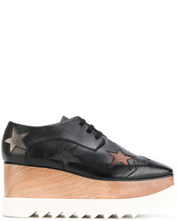 schwarze Schuhe mit Sternenmuster von Stella McCartney