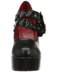 schwarze Schuhe von Demonia