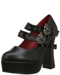 schwarze Schuhe von Demonia