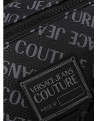 schwarze Segeltuch Bauchtasche von VERSACE JEANS COUTURE