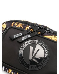 schwarze Segeltuch Bauchtasche von VERSACE JEANS COUTURE