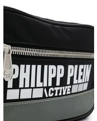 schwarze Segeltuch Bauchtasche von Philipp Plein