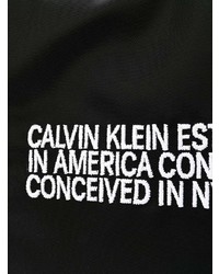 schwarze Segeltuch Bauchtasche von Calvin Klein 205W39nyc