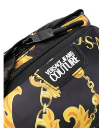 schwarze Segeltuch Bauchtasche von VERSACE JEANS COUTURE