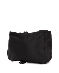 schwarze Segeltuch Bauchtasche von The Celect