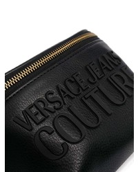 schwarze Segeltuch Bauchtasche von VERSACE JEANS COUTURE