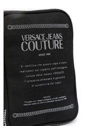 schwarze Segeltuch Bauchtasche von VERSACE JEANS COUTURE