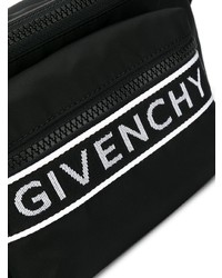 schwarze Segeltuch Bauchtasche von Givenchy