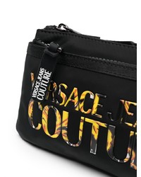 schwarze Segeltuch Bauchtasche von VERSACE JEANS COUTURE