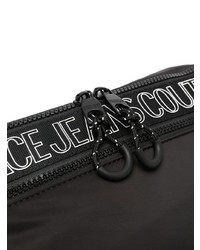 schwarze Segeltuch Bauchtasche von VERSACE JEANS COUTURE