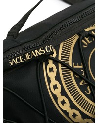 schwarze Segeltuch Bauchtasche von VERSACE JEANS COUTURE