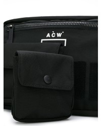 schwarze Segeltuch Bauchtasche von A-Cold-Wall*