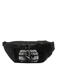 schwarze Segeltuch Bauchtasche von VERSACE JEANS COUTURE