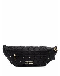 schwarze Segeltuch Bauchtasche von VERSACE JEANS COUTURE