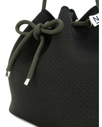 schwarze Segeltuch Beuteltasche von Nimble Activewear