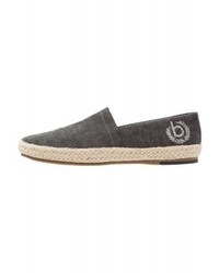 schwarze Segeltuch Espadrilles von Bugatti