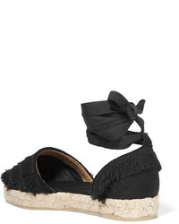 schwarze Segeltuch Espadrilles von Castaner