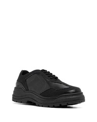 schwarze Segeltuch niedrige Sneakers von PHILEO PARIS