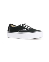 schwarze Segeltuch niedrige Sneakers von Vans