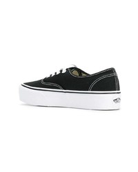 schwarze Segeltuch niedrige Sneakers von Vans