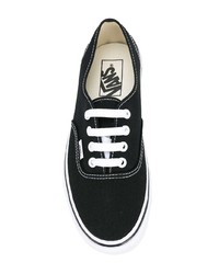 schwarze Segeltuch niedrige Sneakers von Vans