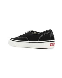 schwarze Segeltuch niedrige Sneakers von Vans