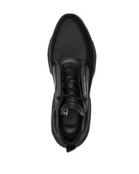 schwarze Segeltuch niedrige Sneakers von Balmain