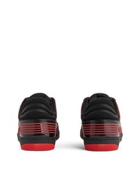 schwarze Segeltuch niedrige Sneakers von Gucci