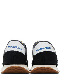 schwarze Segeltuch niedrige Sneakers von New Balance