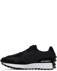 schwarze Segeltuch niedrige Sneakers von New Balance