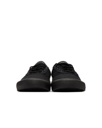 schwarze Segeltuch niedrige Sneakers von adidas Originals