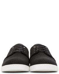 schwarze Segeltuch niedrige Sneakers von WANT Les Essentiels