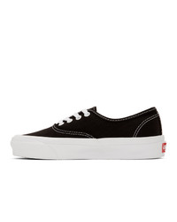 schwarze Segeltuch niedrige Sneakers von Vans