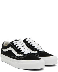 schwarze Segeltuch niedrige Sneakers von Vans