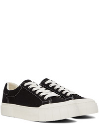 schwarze Segeltuch niedrige Sneakers von Good News