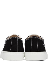 schwarze Segeltuch niedrige Sneakers von Vivienne Westwood