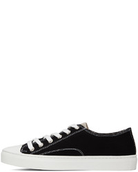 schwarze Segeltuch niedrige Sneakers von Vivienne Westwood