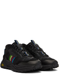 schwarze Segeltuch niedrige Sneakers von Ps By Paul Smith