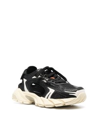 schwarze Segeltuch niedrige Sneakers von Heron Preston