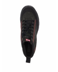 schwarze Segeltuch niedrige Sneakers von Camper