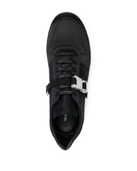 schwarze Segeltuch niedrige Sneakers von 1017 Alyx 9Sm