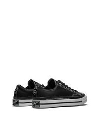 schwarze Segeltuch niedrige Sneakers von Converse