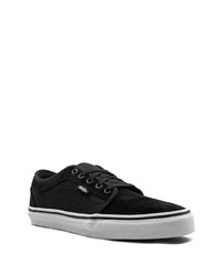 schwarze Segeltuch niedrige Sneakers von Vans