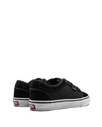 schwarze Segeltuch niedrige Sneakers von Vans